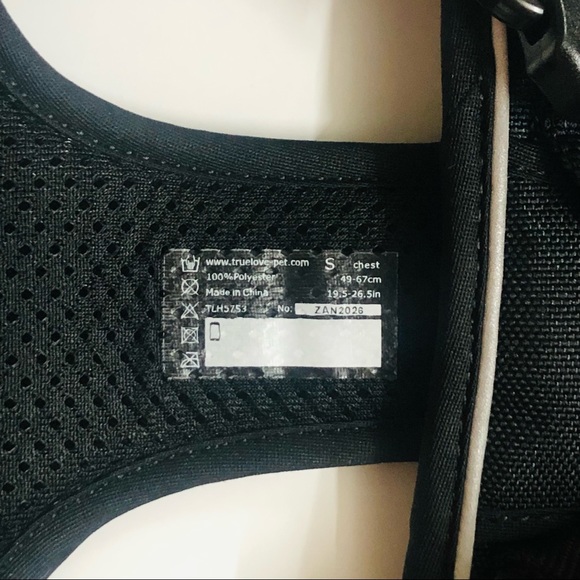 Truelove Adjustable No-Pull Reflective Dog Harness, Black, Small - Picture 5 of 16